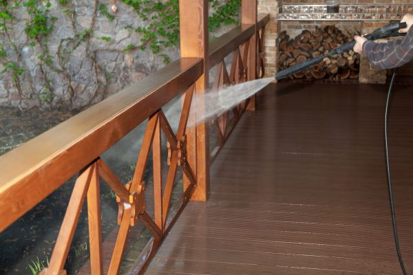 Porch Dirt Removal in Rotonda West