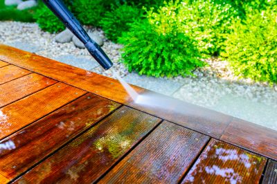 Deck Concrete Cleaning