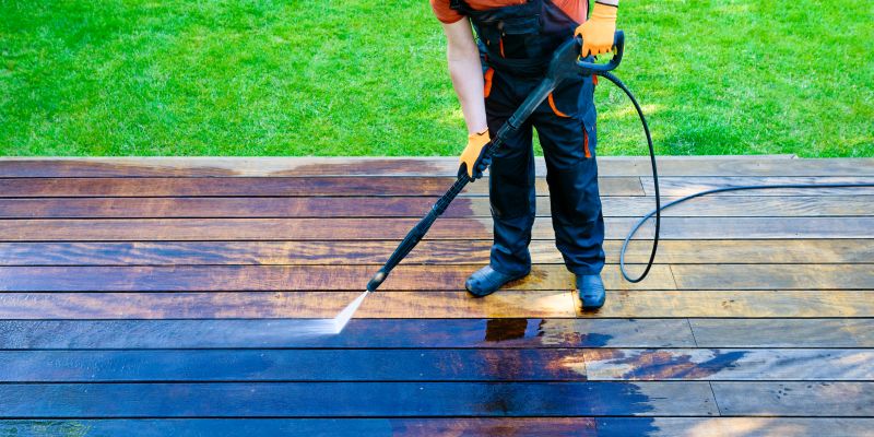 Deck Pressure Cleaning